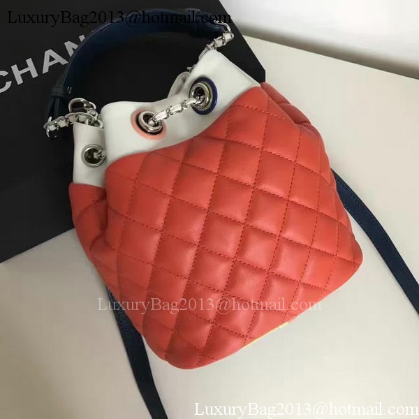 Chanel Hobo Bag Original Sheepskin Leather A95182 Red