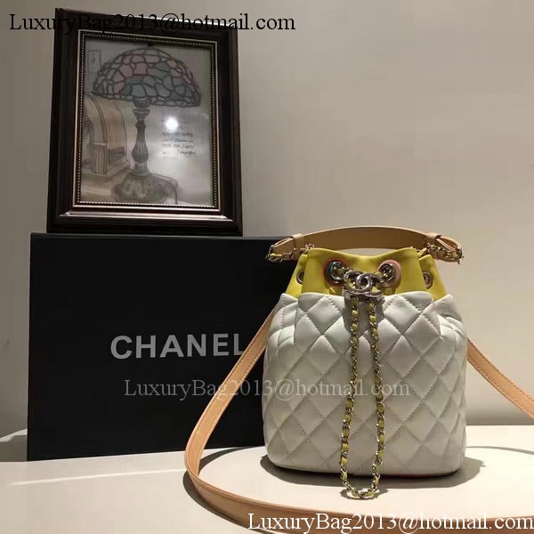 Chanel Hobo Bag Original Sheepskin Leather A95182 White