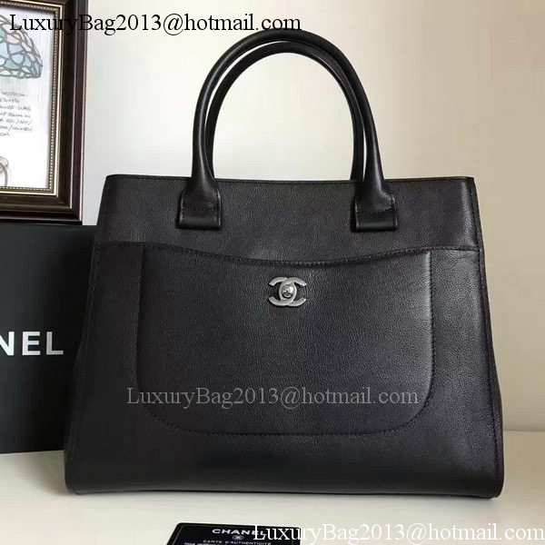 Chanel Tote Bag Original Sheepskin Leather A35890 Black