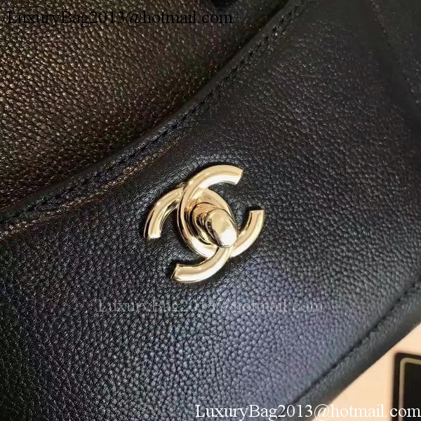 Chanel Tote Bag Original Leather A66309 Black