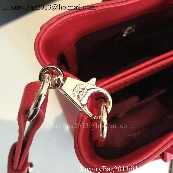 Chanel Tote Bag Original Leather A66309 Red