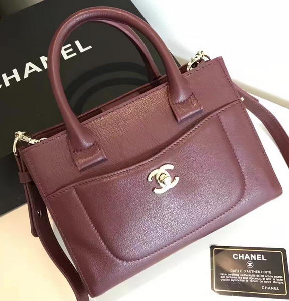 Chanel Tote Bag Original Leather A66309 Wine