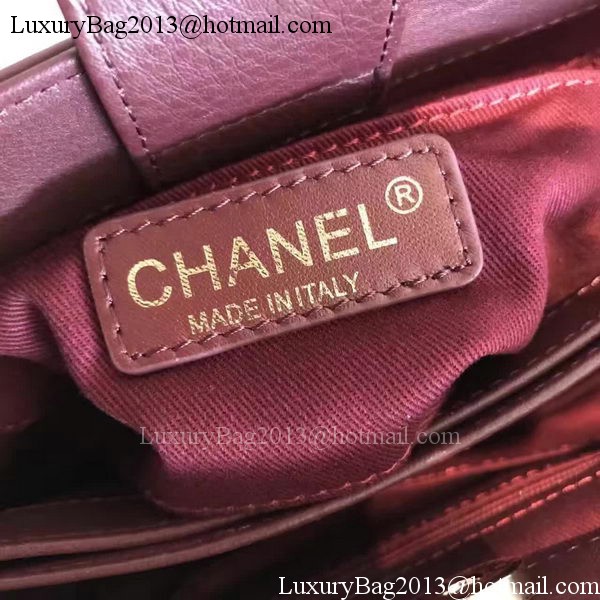 Chanel Tote Bag Original Leather A66309 Wine