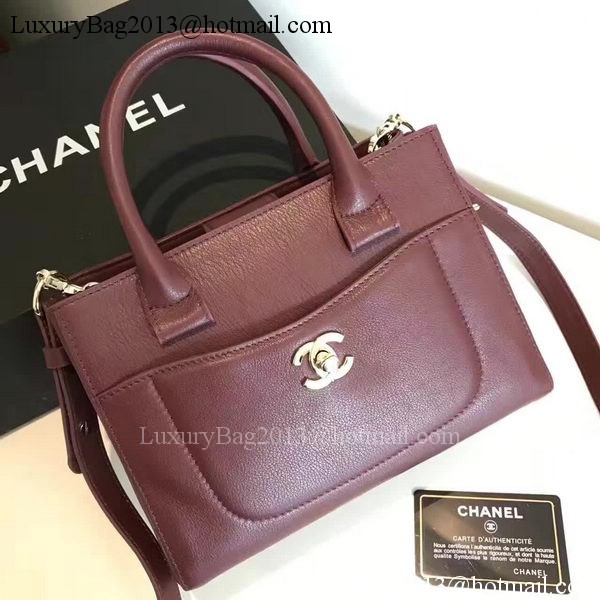 Chanel Tote Bag Original Leather A66309 Wine