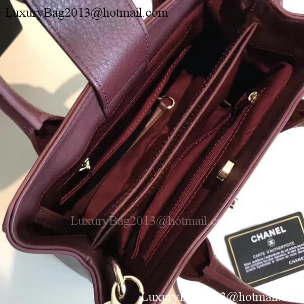 Chanel Tote Bag Original Leather A66309 Wine