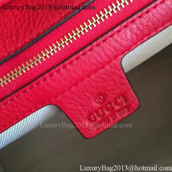 Gucci GG Marmont Leather Top Handle Bag 421890 Red