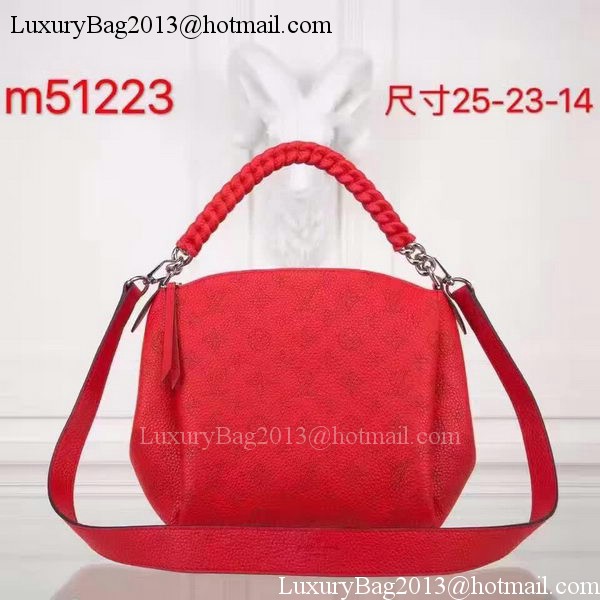 Louis Vuitton Mahina Leather BABYLONE CHAIN BB Bag M51223 Red