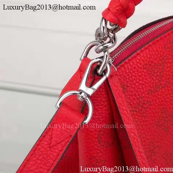 Louis Vuitton Mahina Leather BABYLONE CHAIN BB Bag M51223 Red