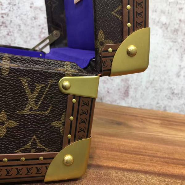 Louis Vuitton Monogram Canvas Treasure Box 40666 Dark Blue