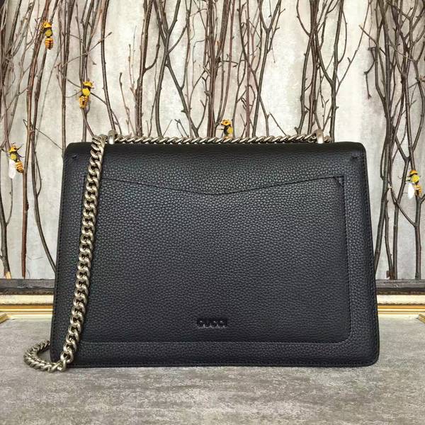 Gucci Dionysus Lichee Pattern Shoulder Bag 403348 Black