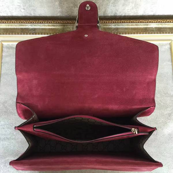 Gucci Dionysus GG Canvas Shoulder Bag 403348 Wine