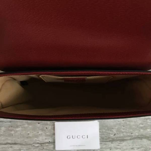 Gucci GG Canvas Shoulder Bag 453189 Green&Red