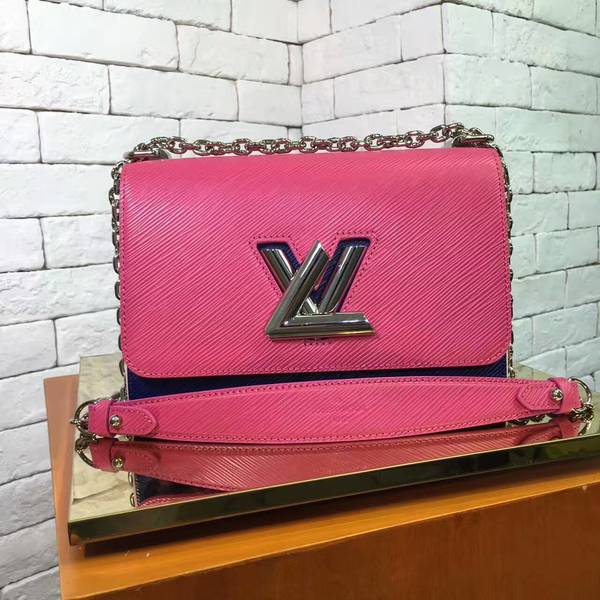 Louis Vuitton TWIST EPI Leather Bag 50271 Pink&Blue