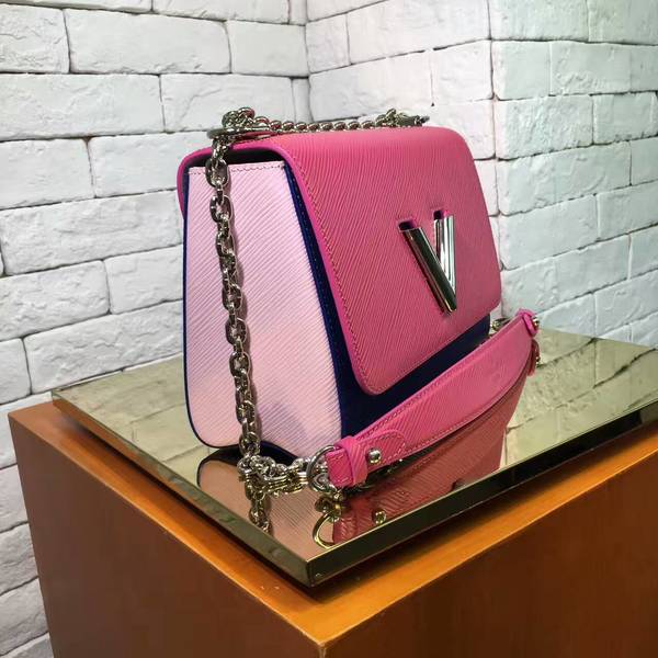 Louis Vuitton TWIST EPI Leather Bag 50271 Pink&Blue