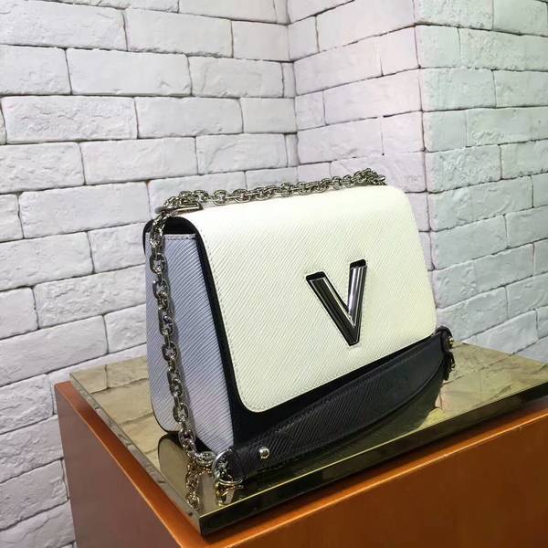 Louis Vuitton TWIST EPI Leather Bag 50271 White&Black