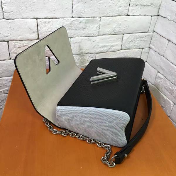 Louis Vuitton TWIST EPI Leather Bag 50271 White&Black