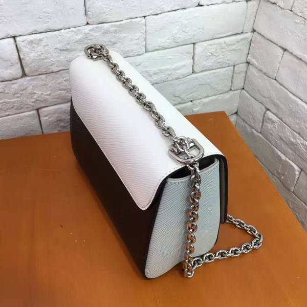 Louis Vuitton TWIST EPI Leather Bag 50271 White&Black