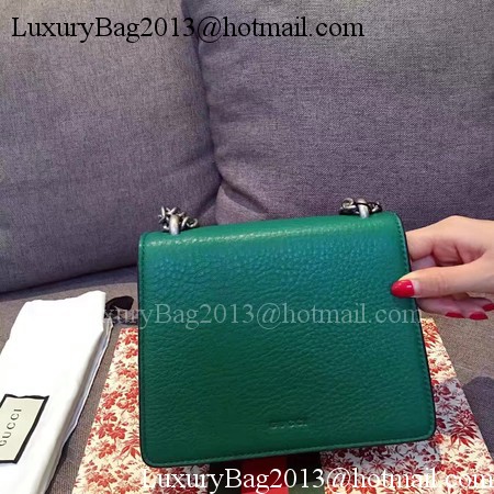 Gucci Dionysus Lichee Pattern Mini Shoulder Bag 421970 Green