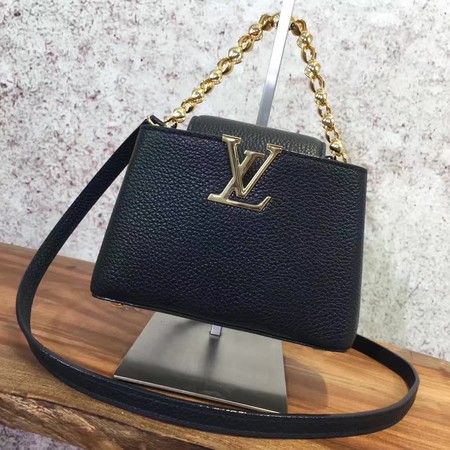 Louis Vuitton original Elegant Capucines Bags M42935 Black