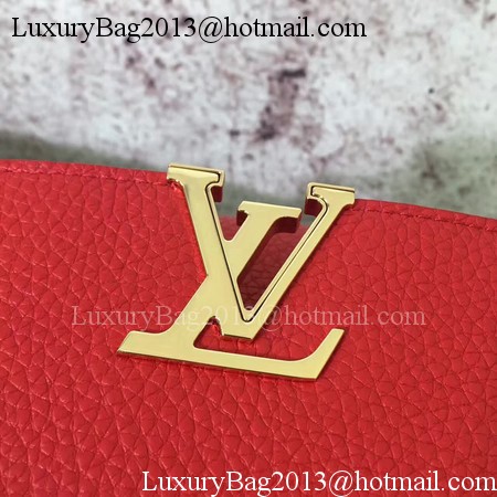 Louis Vuitton original Elegant Capucines Bags M42935 Red