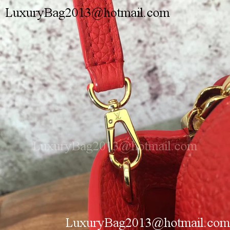 Louis Vuitton original Elegant Capucines Bags M42935 Red