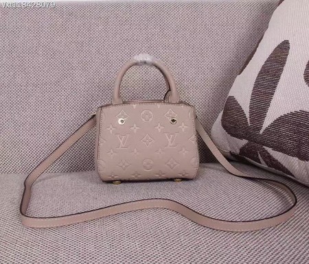 Louis Vuitton Monogram Empreinte NANO MONTAIGNE Bag M50865 Apricot