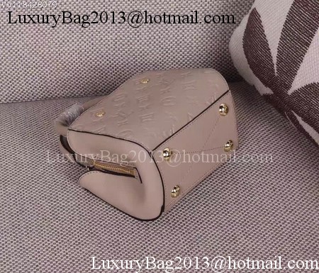 Louis Vuitton Monogram Empreinte NANO MONTAIGNE Bag M50865 Apricot