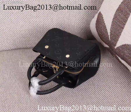 Louis Vuitton Monogram Empreinte NANO MONTAIGNE Bag M50865 Black