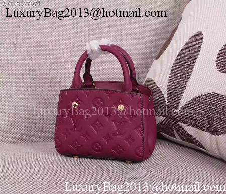 Louis Vuitton Monogram Empreinte NANO MONTAIGNE Bag M50865 Purple