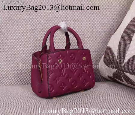 Louis Vuitton Monogram Empreinte NANO MONTAIGNE Bag M50865 Purple