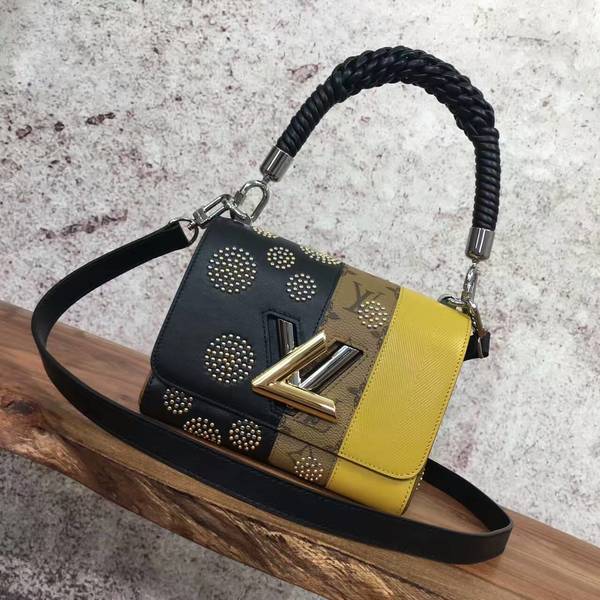 Louis Vuitton EPI Leather TWIST 50273 Black&Yellow