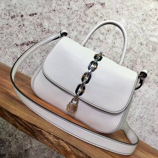 Louis Vuitton EPI Leather Shoulder Bag 40557 White