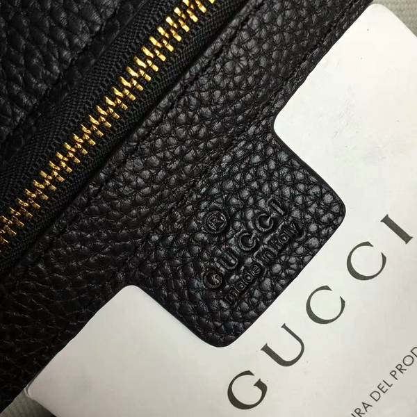 Gucci GG Marmont Leather Top Handle Bag 421890A Black