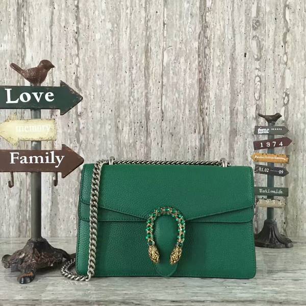 Gucci Dionysus Lichee Pattern Medium Shoulder Bag 400249 Green