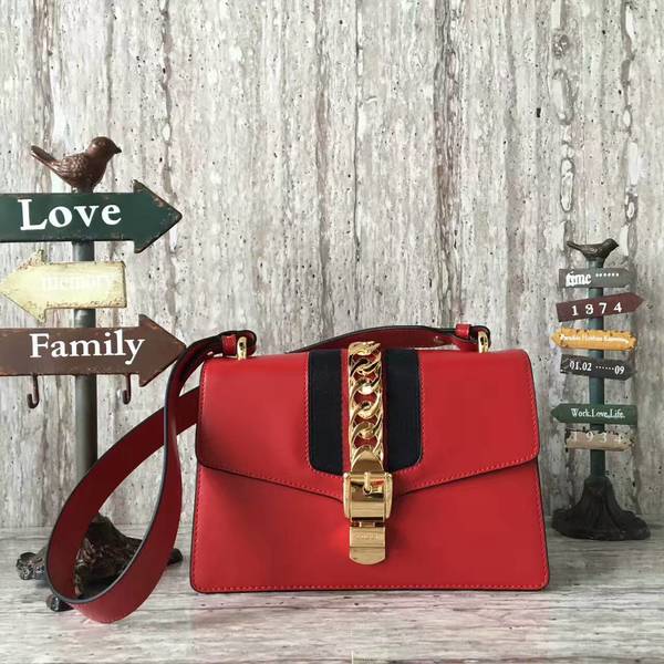 Gucci GG Marmont Shoulder Bag 421882 Red