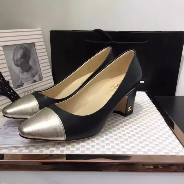 Chanel 60mm Leather Pump CH2076 Black