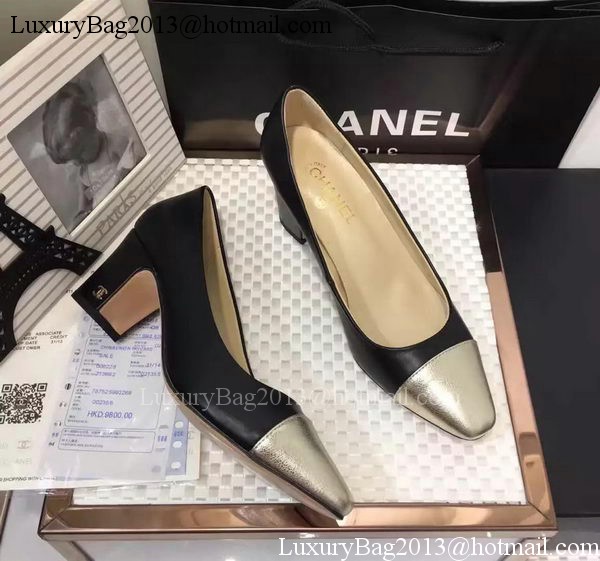 Chanel 60mm Leather Pump CH2076 Black