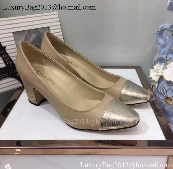 Chanel 60mm Leather Pump CH2076 Camel