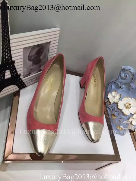 Chanel 60mm Leather Pump CH2076 Pink