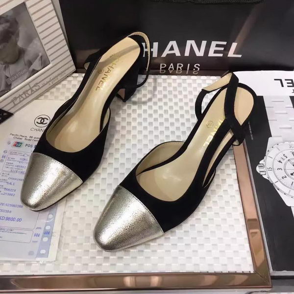 Chanel 60mm Leather Pump CH2077 Black