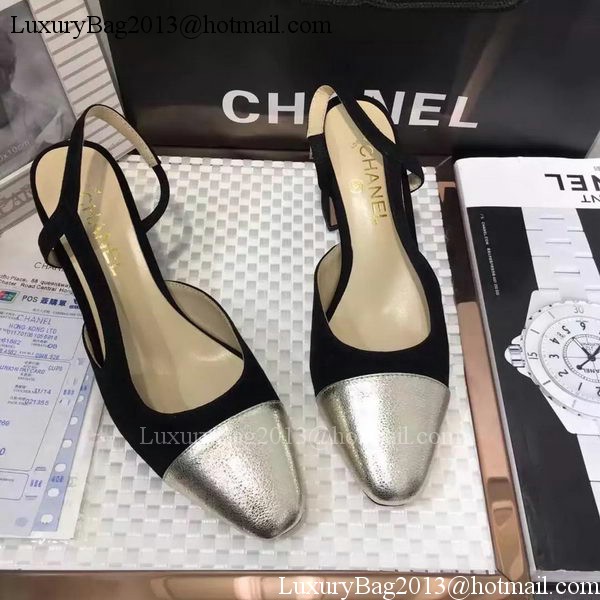 Chanel 60mm Leather Pump CH2077 Black