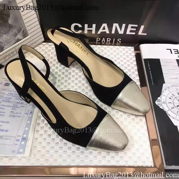 Chanel 60mm Leather Pump CH2077 Black