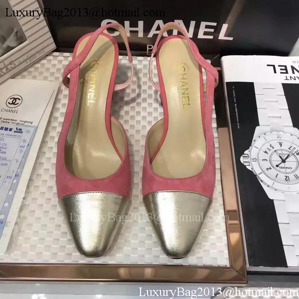 Chanel 60mm Leather Pump CH2077 Pink