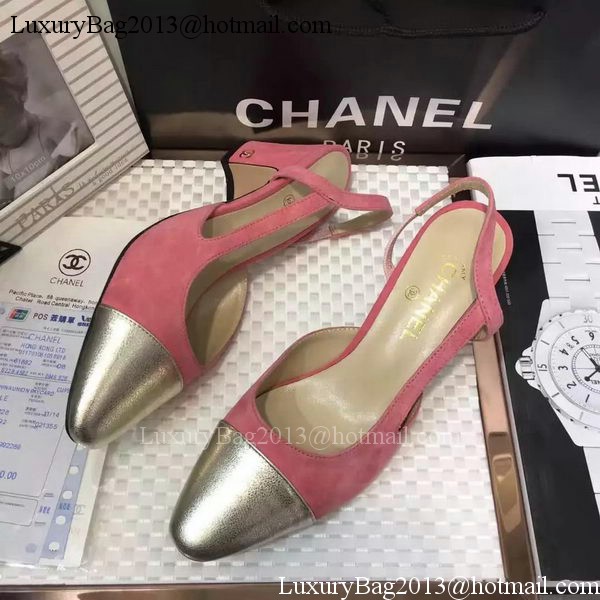 Chanel 60mm Leather Pump CH2077 Pink