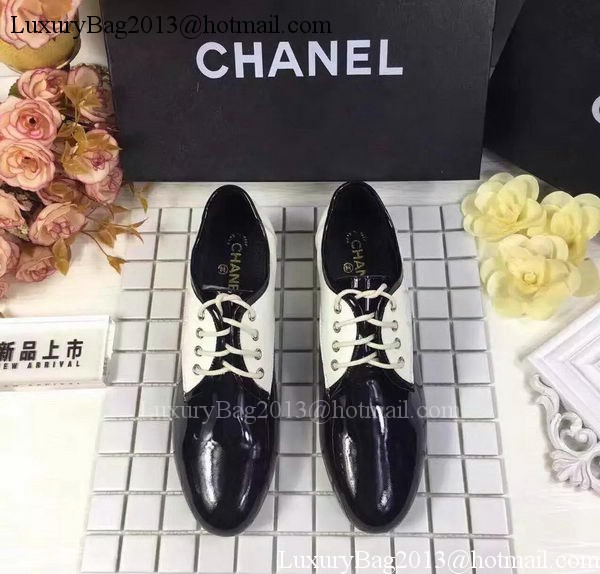 Chanel Casual Shoes Leather CH2059 Black