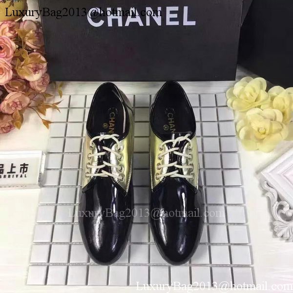 Chanel Casual Shoes Leather CH2061 Gold