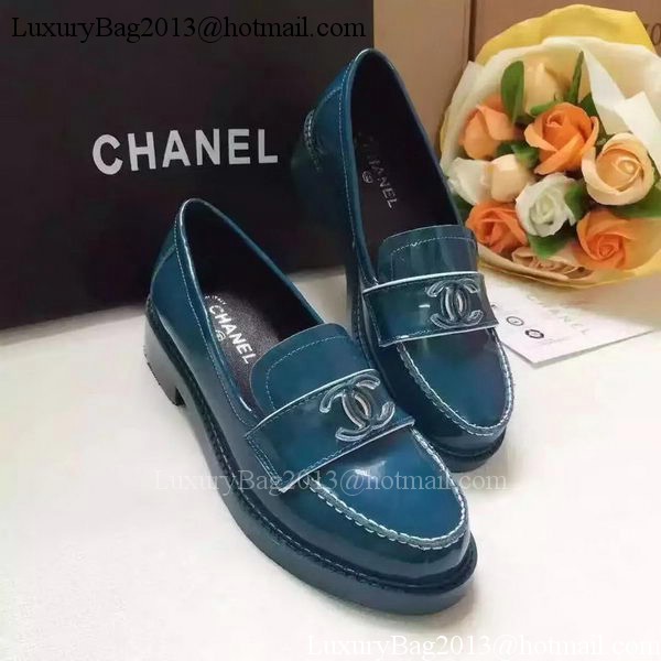 Chanel Casual Shoes Leather CH2066 Blue