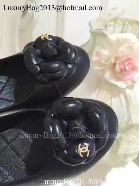 Chanel Sheepskin Leather 50mm Pump CH2075 Black