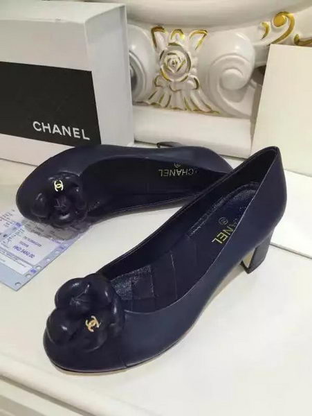 Chanel Sheepskin Leather 50mm Pump CH2075 Royal