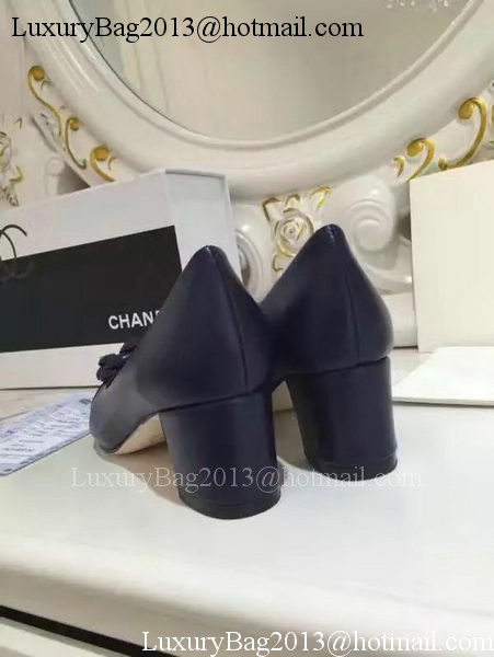 Chanel Sheepskin Leather 50mm Pump CH2075 Royal